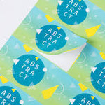 Sticker Restangulares waterproof en paños