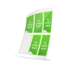 Sticker Restangulares waterproof en paños