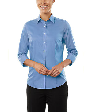 13V527 Van Heusen - Ladies' 3/4 Sleeve Dress Twill Shirt