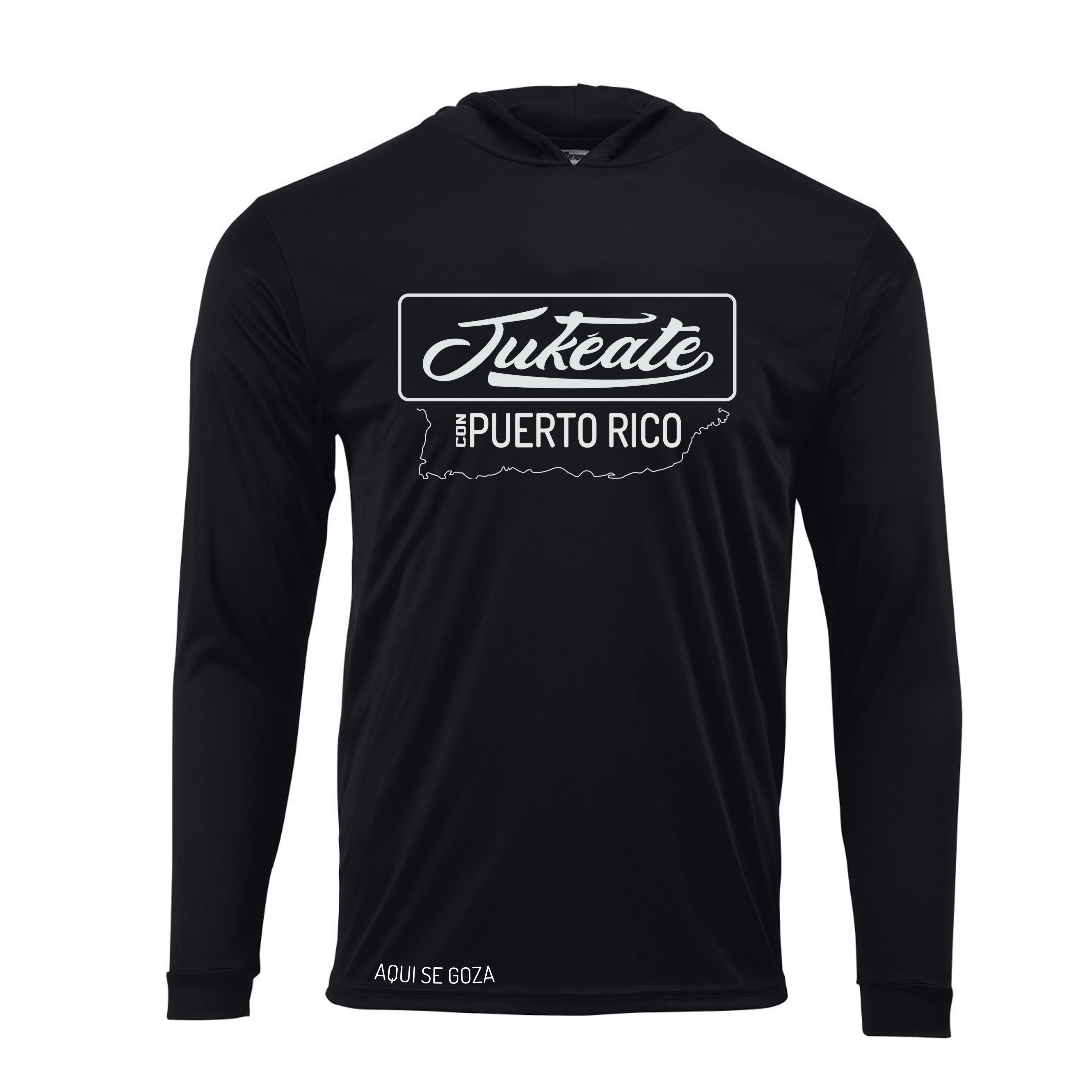 Jukeate Paragon - Bahama Adult Long Sleeve Hooded Performance Tee