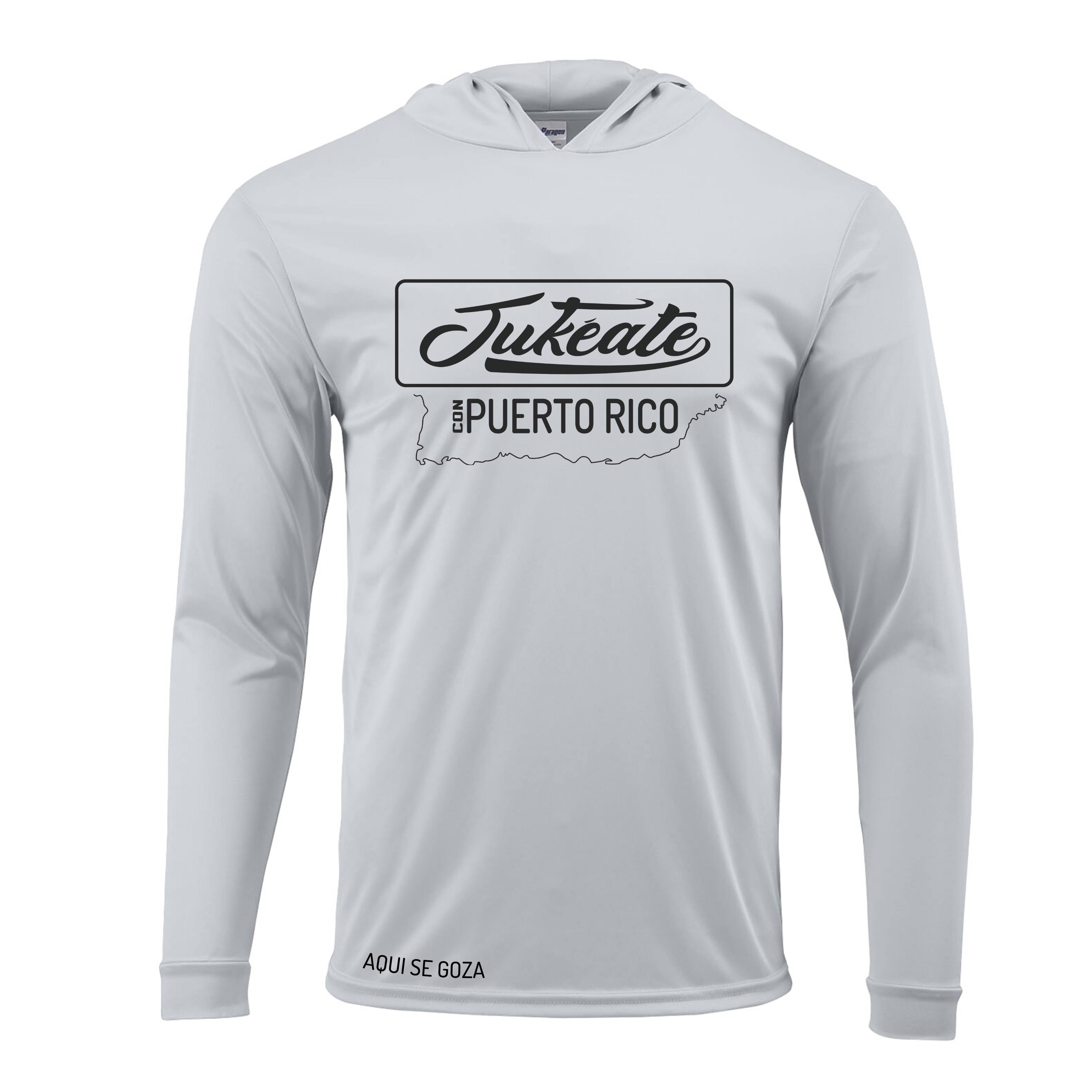 Jukeate Paragon - Bahama Adult Long Sleeve Hooded Performance Tee