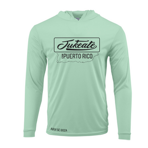 Jukeate Paragon - Bahama Adult Long Sleeve Hooded Performance Tee