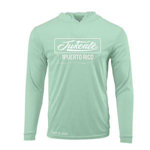 Jukeate Paragon - Bahama Adult Long Sleeve Hooded Performance Tee