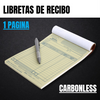 Libreta de Recibos Página Entera