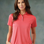 SM0104 PARAGON - Saratoga Ladies' Mini Mesh Performance Polo