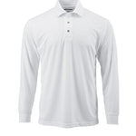 SM0110 PARAGON - Prescott Adult Mini Mesh Long Sleeve Performance Polo