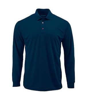 SM0110 PARAGON - Prescott Adult Mini Mesh Long Sleeve Performance Polo