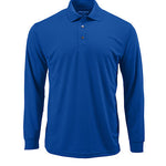 SM0110 PARAGON - Prescott Adult Mini Mesh Long Sleeve Performance Polo